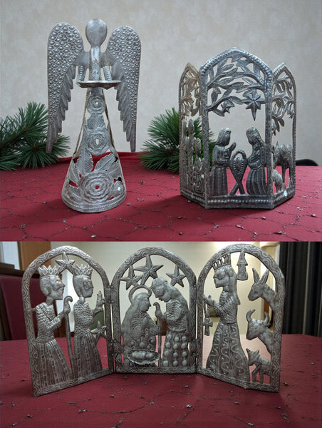 From Ashes to Art: Haitian Metal Creations That Shine with Christmas Spirit