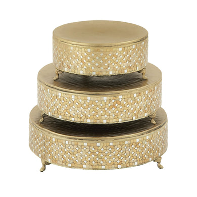 MTL CAKE STAND S/3 19
