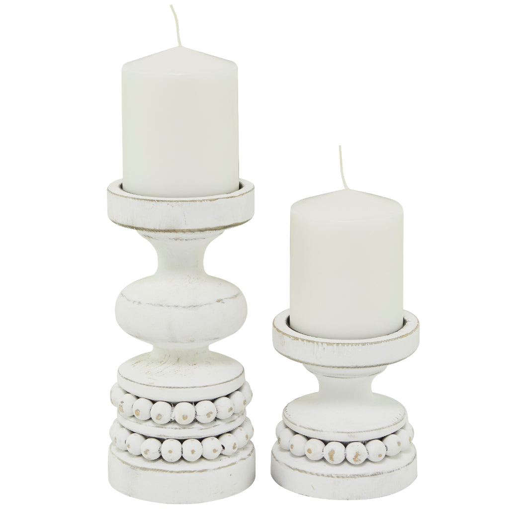 WD CANDLE HOLDER S/2 8