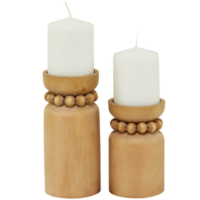 WD CANDLE HOLDER S/2 8
