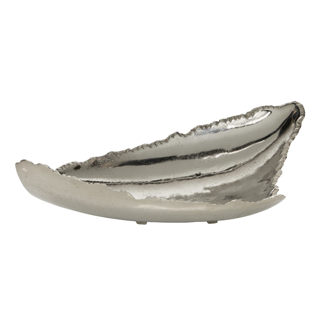 =ALUM TRAY 16"W, 5"H, CONTEMPORARY, TRAYS, TRAYS-METAL, Metal, Silver