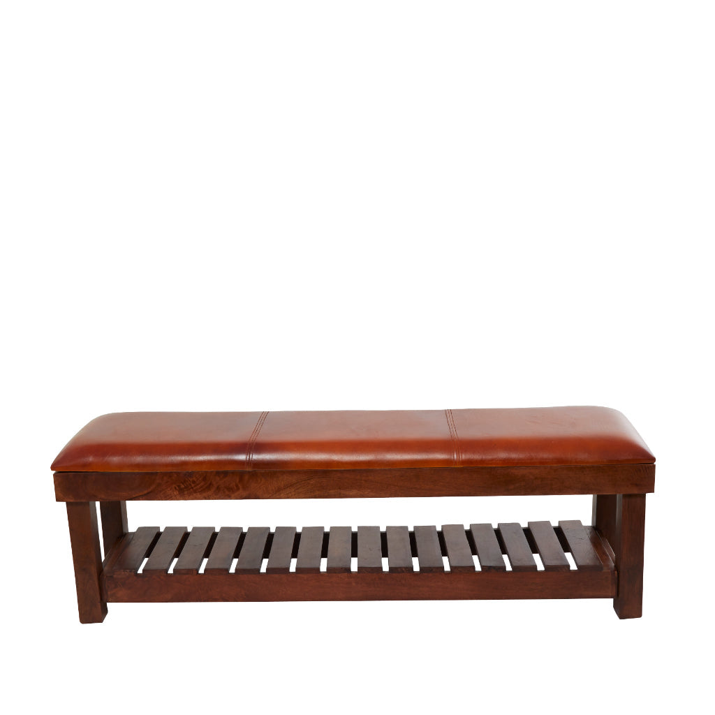 WD LEATHER BENCH 61
