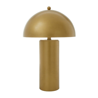 MTL TABLE LAMP GLD 14