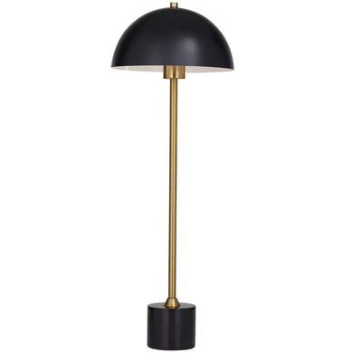 MRBL MTL TABLE LAMP W/LED BULB 10