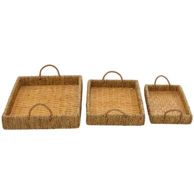 BAMBOO WD TRAYS S/3 22