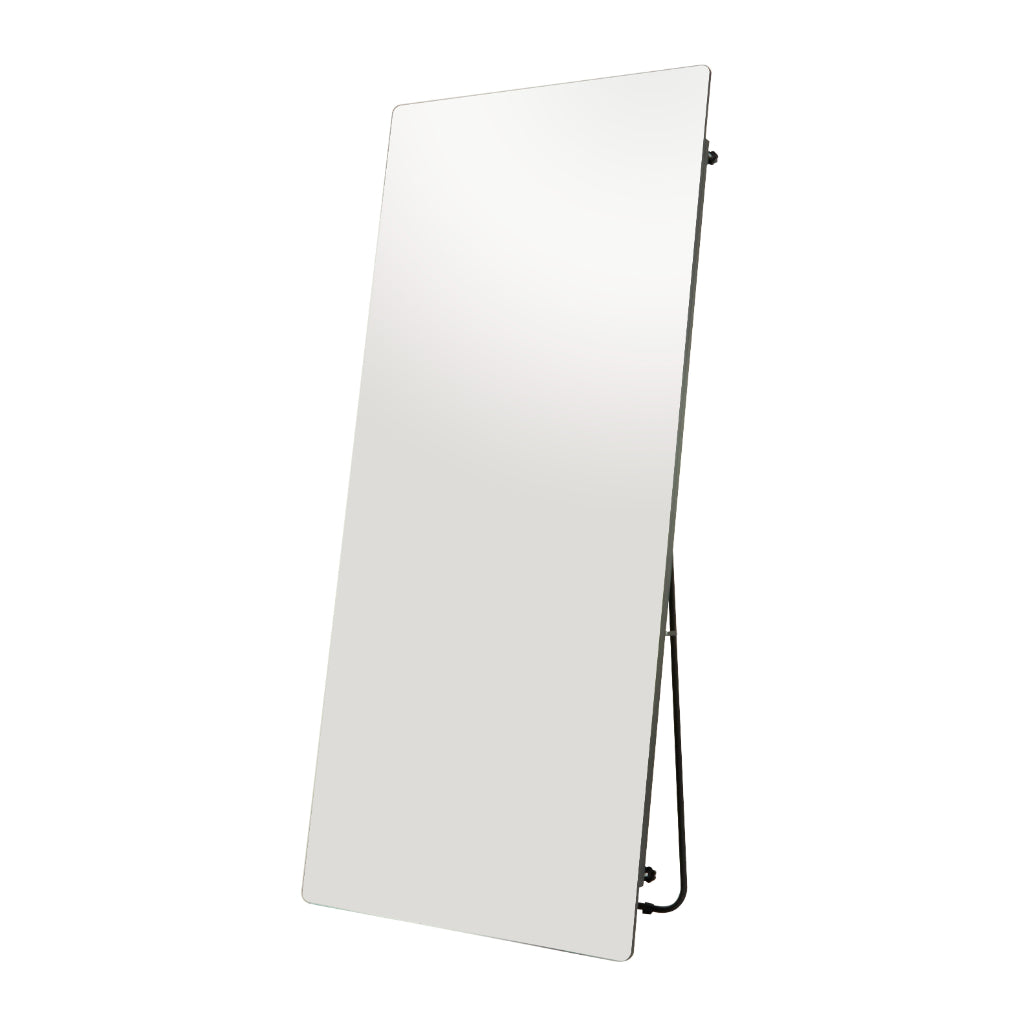 =MTL FLOOR MIRROR 31"W, 69"H, MODERN, WALL MIRRORS, MIRRORS-FLOOR, Metal, Silver
