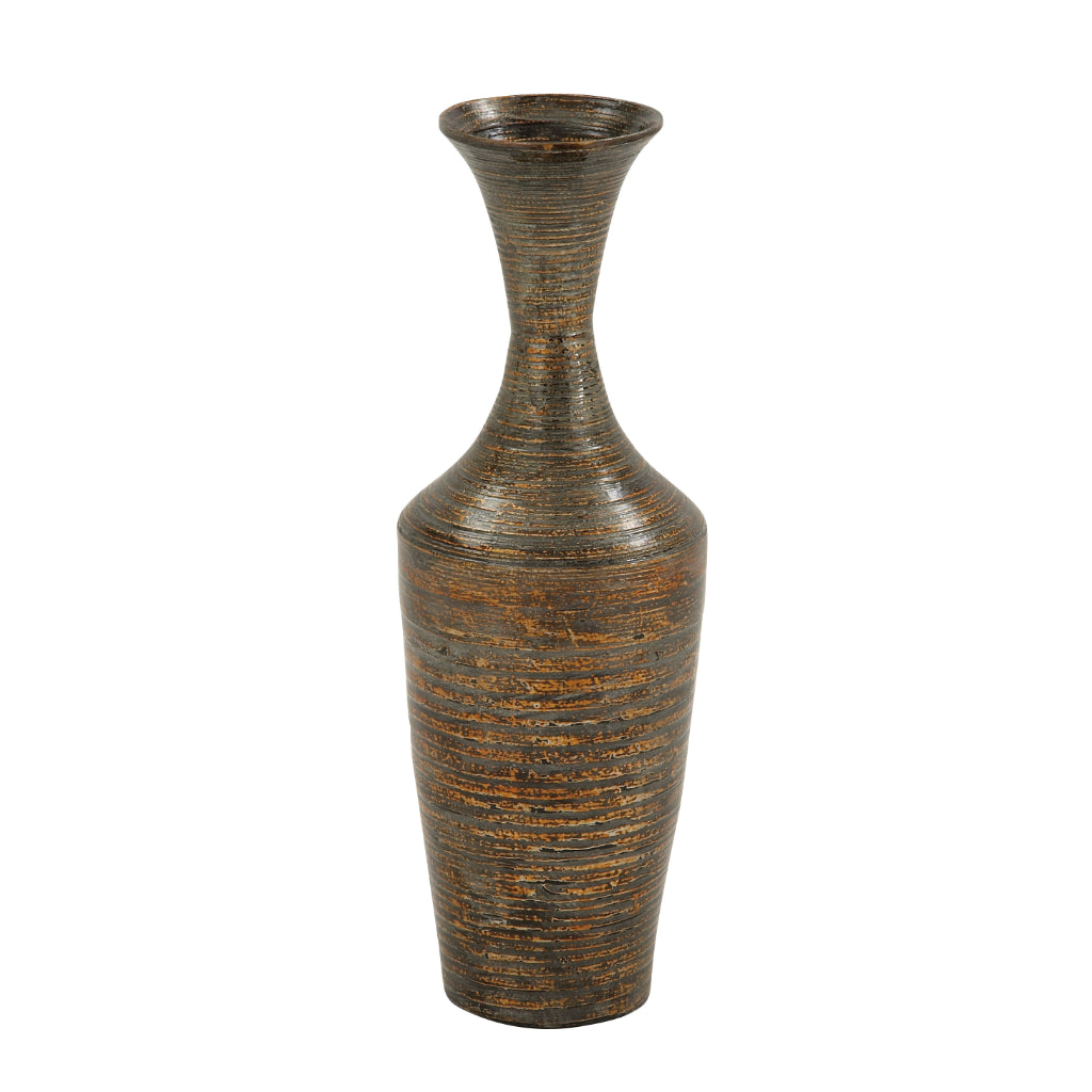 LACQUER BAMBOO VASE 8