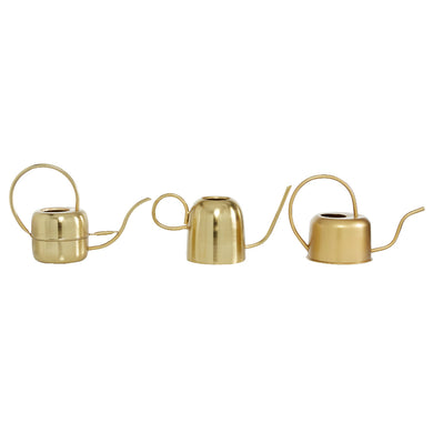 MTL GLD WATERING CAN S/3 7