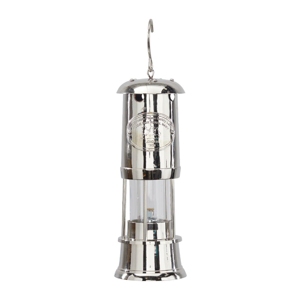 BRS LANTRN 4"W, 11"H, NAUTICAL, CANDLE HOLDERS, LANTERNS, Brass, Silver