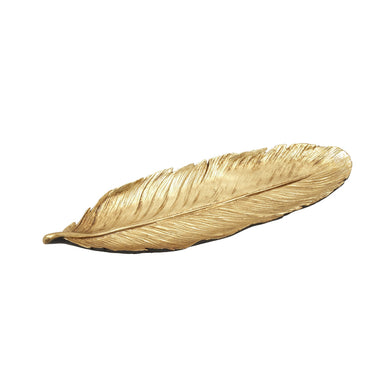 PS GOLD FEATHER TRAY 26