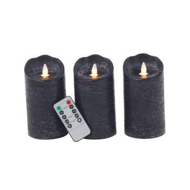 LED FLICKER CANDLE S/3 3