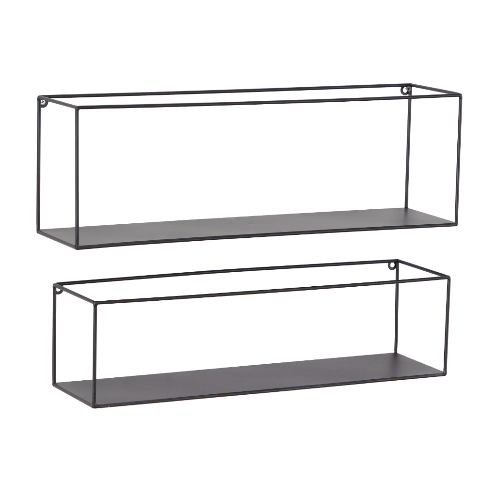 =MTL WALL SHELF S/2 24