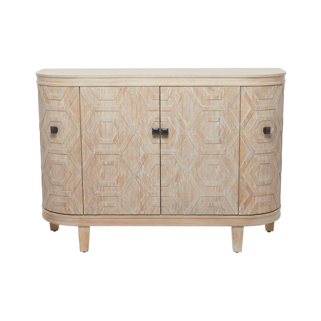 WD CABINET 47"W, 34"H, TRADITIONAL, ACCENT FURNITURE, CABINETS, CHESTS & BUFFETS, MDF, Brown